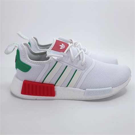 Adidas Men S Originals Nmd R1 Mexico Shoes Hq1434 Whi Gem