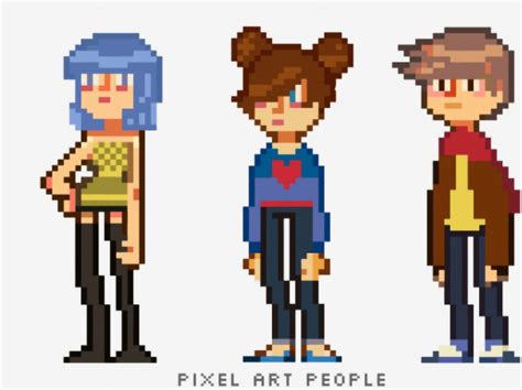 Pixel art people by Simone on Dribbble