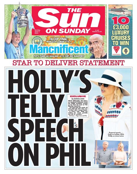 𝙵𝚛𝚘𝚗𝚝 𝙿𝚊𝚐𝚎𝚜 𝚃𝚘𝚍𝚊𝚢 📰 on Twitter: "🇬🇧 Holly's Telly Speech On Phil