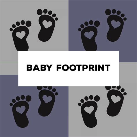 Baby Footprint Baby Feet Svg Masterbundles