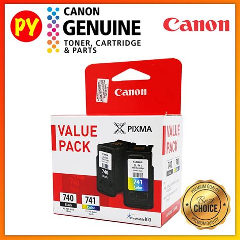 Canon PG 740 CL 741 XL PG740 741 Combo Pack Original Ink Cartridge