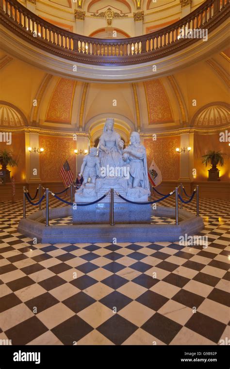 Sacramento state capitol interior architecture California Stock Photo ...