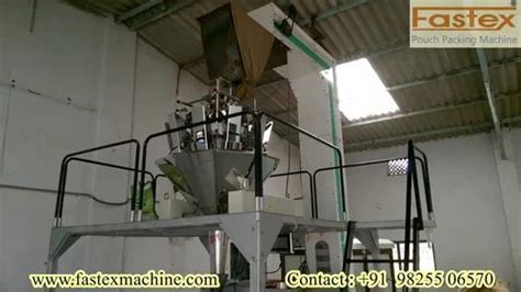 Center Seal Weigher Automatic Fryums Packing Machine For Industrial