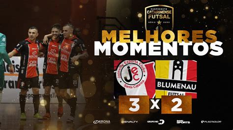 Melhores Momentos JEC Krona X Blumenau Futsal Série Ouro 2022 YouTube