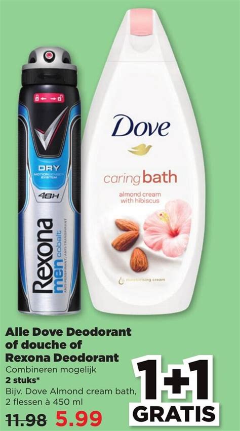 Alle Dove Deodorant Of Douche Of Rexona Deodorant Aanbieding Bij PLUS