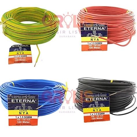 Jual Kabel Eterna Nya X Roll Meter Kabel Listrik Tembaga Kawat