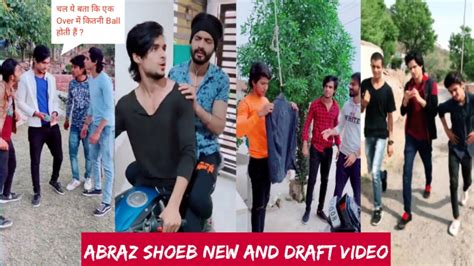 Abraz Khanand Shoeb Khan New Tik Tok Video And Draft Tik Tok Video