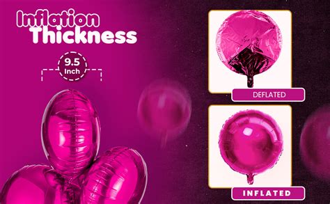 Amazon KatchOn Big Hot Pink Balloons 18 Inch Pack Of 6 4D