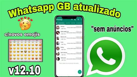 Novo Whatsapp Gb Atualizado Fun Es Incr Veis Melhor Vers O