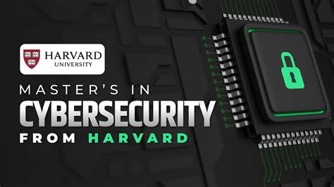 Masters In Cybersecurity From Harvard University Youtube