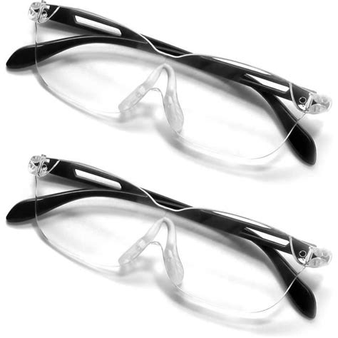 OKH Lot De 2 Lunettes Loupes Grossissantes 160 Loupes De Lecture