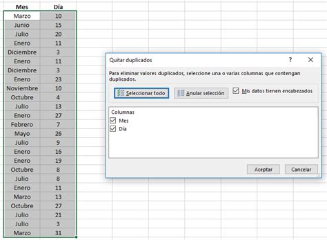 Quitar Duplicados En Excel Ficha Datos Excel Intermedio