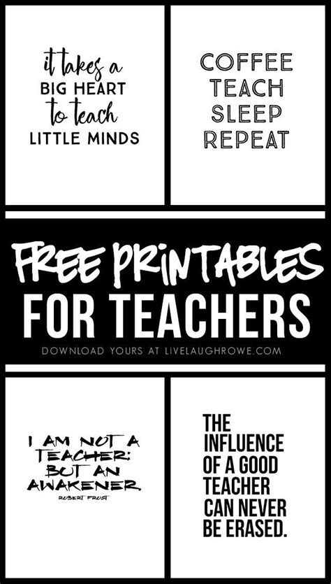 Free Printables for Teachers | Teacher Gifts (Live Laugh Rowe ...