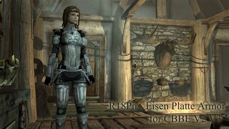 R Pn Eisen Platte Armor For Unp And Cbbe V V Skyrim Mods