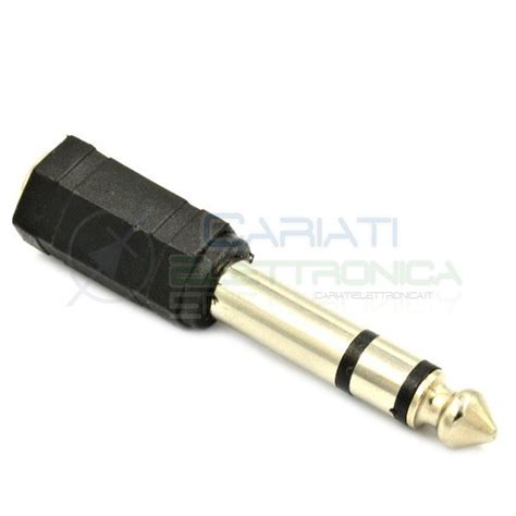 Adattatore Audio Stereo Jack Presa Mm Grande Maschio A Mm Fem