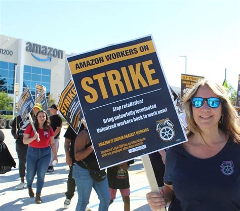 Teamsters Picket Bay Area Warehouse in Expanding Amazon Strike - International Brotherhood of ...