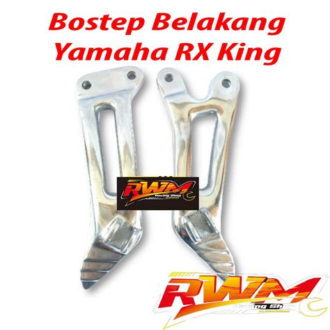 Jual Footstep Fustep Bostep Posteb Pijakan Kaki Belakang Yamaha Rx King