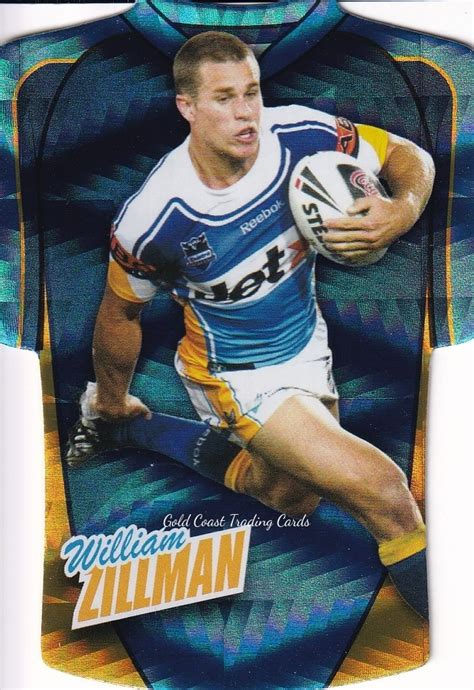 Nrl Champions Parallel Holofoil Jersey Jdc William Zillman