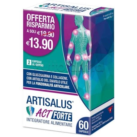 Artisalus ACT Forte Integratore Per Dolori Articolari 60 Capsule