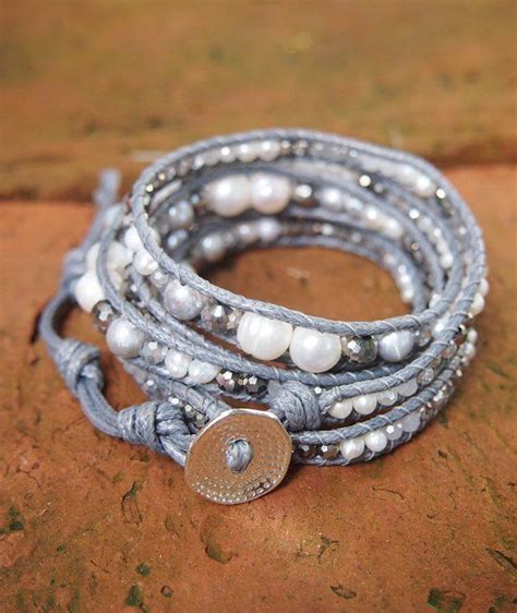 5 Times Wrap Bracelet White Mix Boho Bracelet Bohemian Bracelet