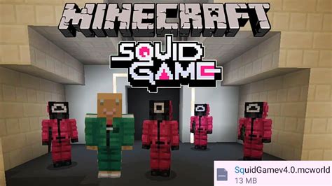 El Mejor Mapa De Los Squid Games Para Minecraft Bedrock Youtube