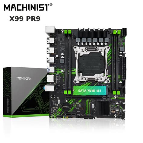 MACHINIST CPU Processador Para Mem Ria Desktop CPU DDR4 RAM ECC Nvme