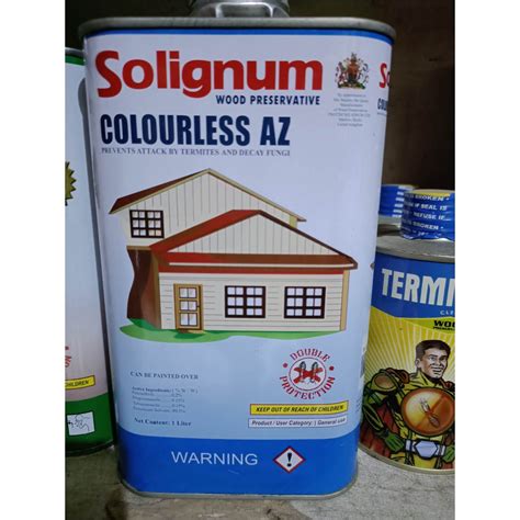 Solignum Wood Preservative Colourless Az Brown L Shopee Philippines