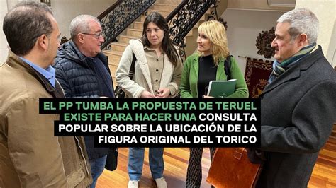 El Pp Tumba La Propuesta De Teruel Existe Para Hacer Consulta Popular