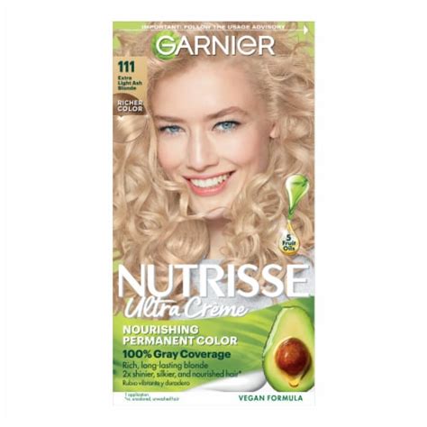 Garnier Nutrisse Nourishing Hair Color Permanent 111 Extra Light Ash