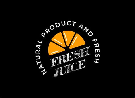 Premium Vector Fresh Juice Logo Vector