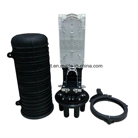 Heat Shrink Dome Cores Fiber Optic Splice Closure For Outdoor Cable