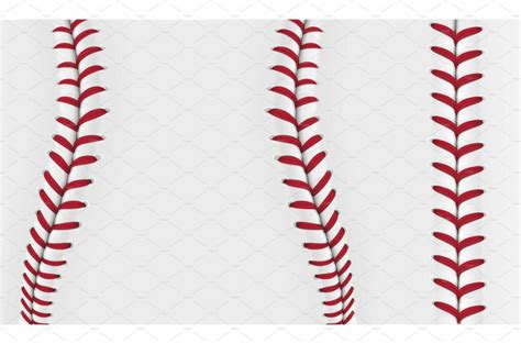 Baseball Lace Pattern Stitch Thread Masterbundles