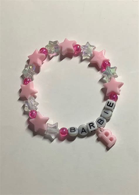 Barbie Bracelet Girly Bracelets Bracelets Handmade Beaded Diy