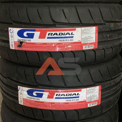 Jual Ban GT Radial Gajah Tunggal Champiro SX2 195 50 R 15 R15