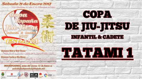 Tatami Copa De Espa A De Jiu Jitsu Infantil Y Cadete Youtube