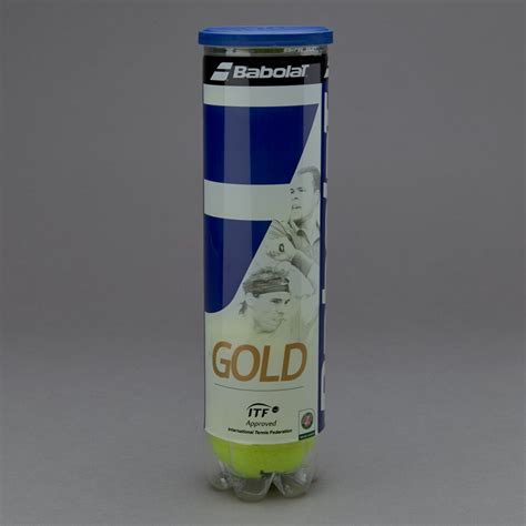 Babolat Tennis Balls Babolat Gold Tennis Balls 4 Ball Tube