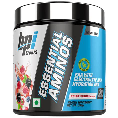 Bpi Sports Eaa Essential Amino Acids 30 Servings Fruit Punch Nutraog™ India S Authentic