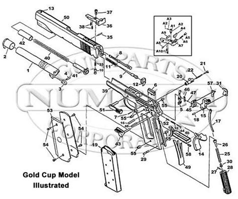 Springfield 1911 Parts Diagram