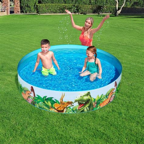 Piscina Pvc Fill Fun Infantil De Dinosaurios Bestway Comercialatalaya