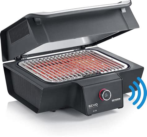 Severin Sevo Smart Control Gt Elektrogrill Mit Deckel Smarter