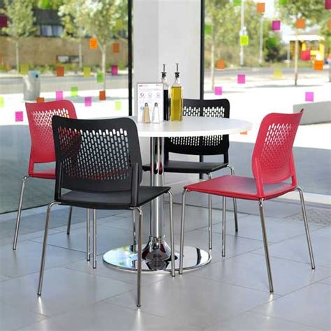 PATCH Polypropylene 4 Leg Bistro Chair Break Out Furniture 5 Year