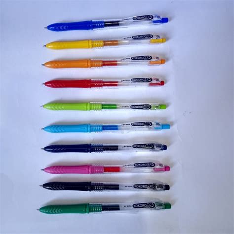 Jual Pulpen Gel Kokoro Zebra Colours 0 5 Mm Harga Satuan Shopee