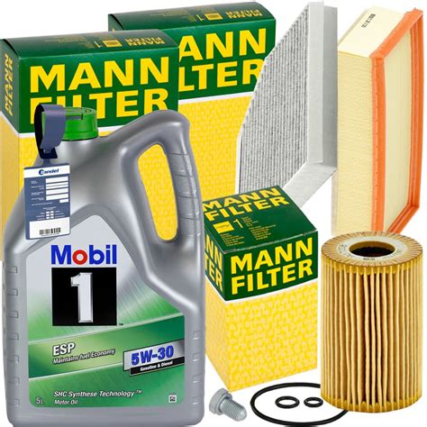 Mann Inspektionspaket Mobil W Motor L Passend F R Audi A B A