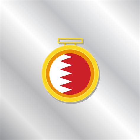 Illustration of Bahrain flag Template 13257455 Vector Art at Vecteezy