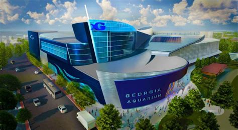 In downtown Atlanta, Georgia Aquarium’s $100 million shark exhibit wraps vertical construction ...