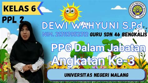 Video Ppl Siklus Luring Dewi Wahyuni Kelas Materi Unsur Unsur