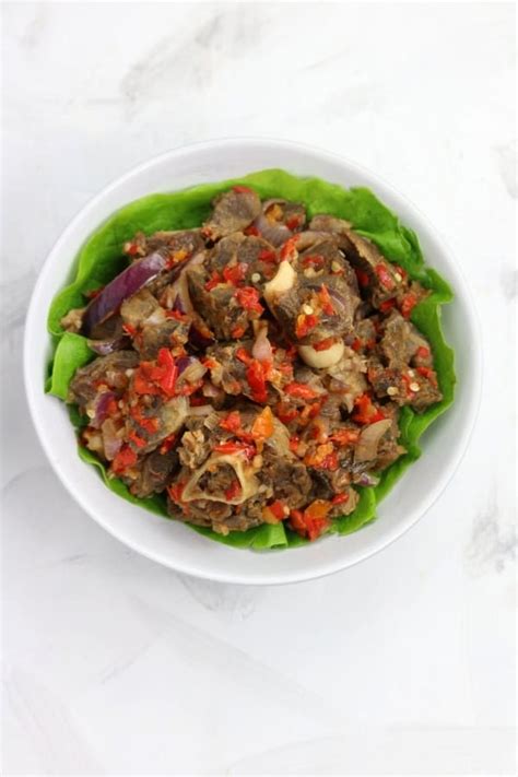 Asun Spicy Smoked Goat Meat Ks Cuisine