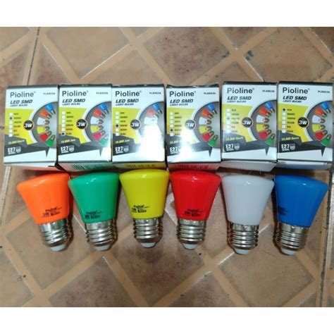 Jual Lampu Hias Led Bulb Warna Warni Watt Lampu Tidur Warna Watt