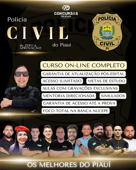 PolÍcia Civil Do PiauÍ Agente E EscrivÃo Do Zero À AprovaÇÃo