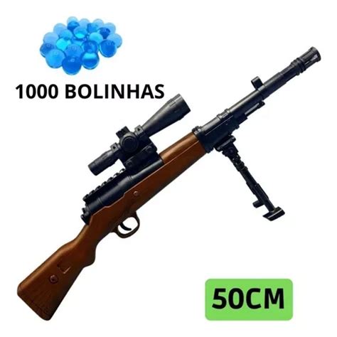 Arma De Brinquedo Sniper Rifle Grande Lan A Bolinha De Gel